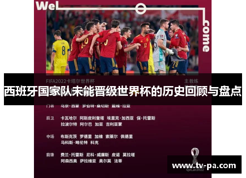 西班牙国家队未能晋级世界杯的历史回顾与盘点